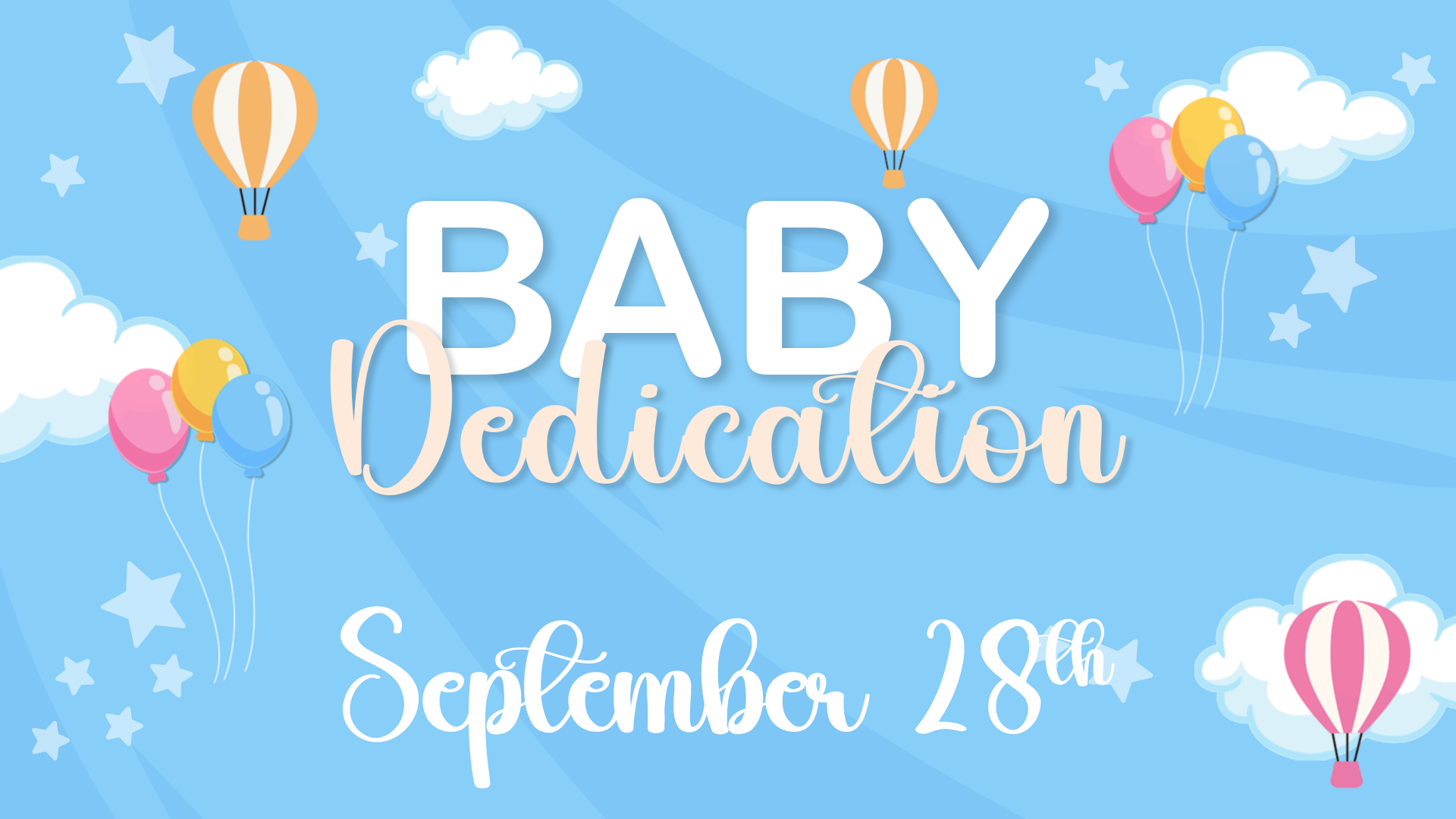Featured image for Baby Dedication Service